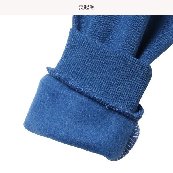 日本西松屋 - 刷毛圓領印花長袖上衣-新幹線-草綠