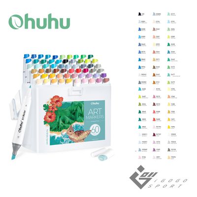 Ohuhu - Ohuhu Kaala 60色雙頭酒精性麥克筆套組 - 風景色系 (60色套組)
