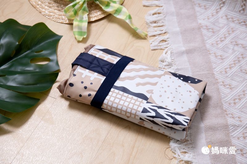 日本 IROHA - 可摺疊收納 寬底便利環保購物袋-設計款-貓咪時光 (SS(18x38x10cm))-容量4L/耐重6KG