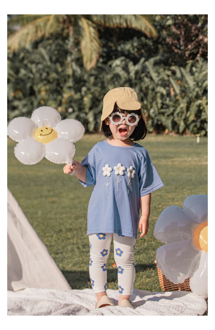 純棉立體圓領休閒短袖上衣-愛心-粉色