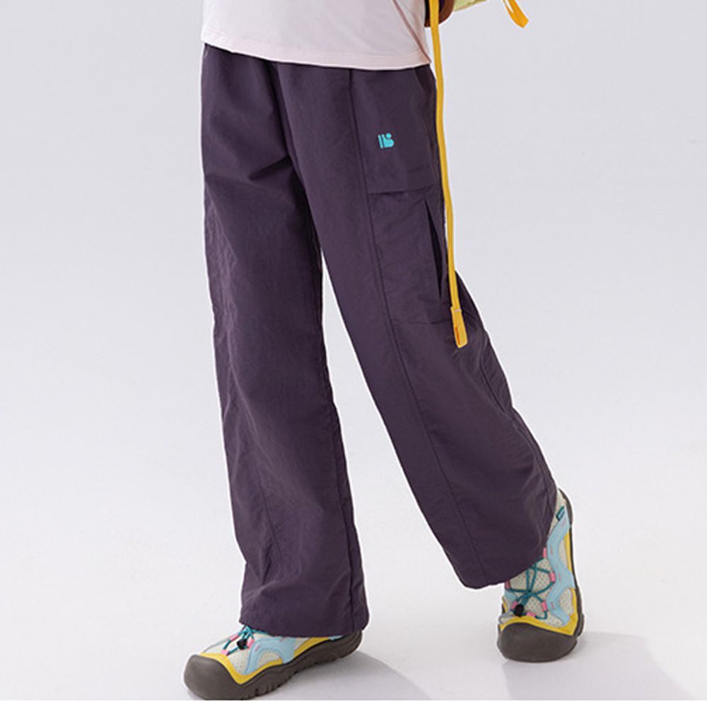 輕量防水速乾登山長褲-深紫