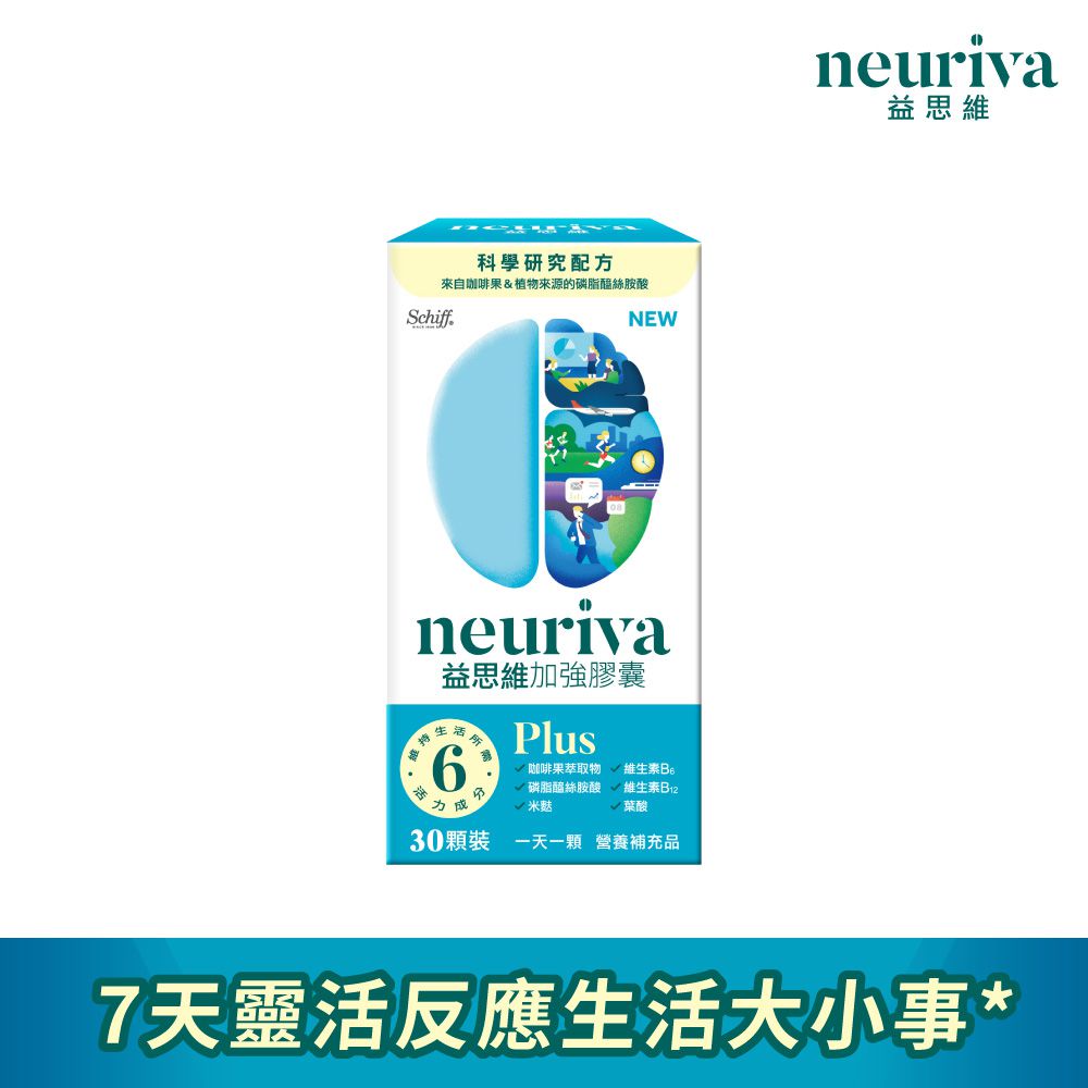 Neuriva益思維Plus加強膠囊-30錠 x 1瓶