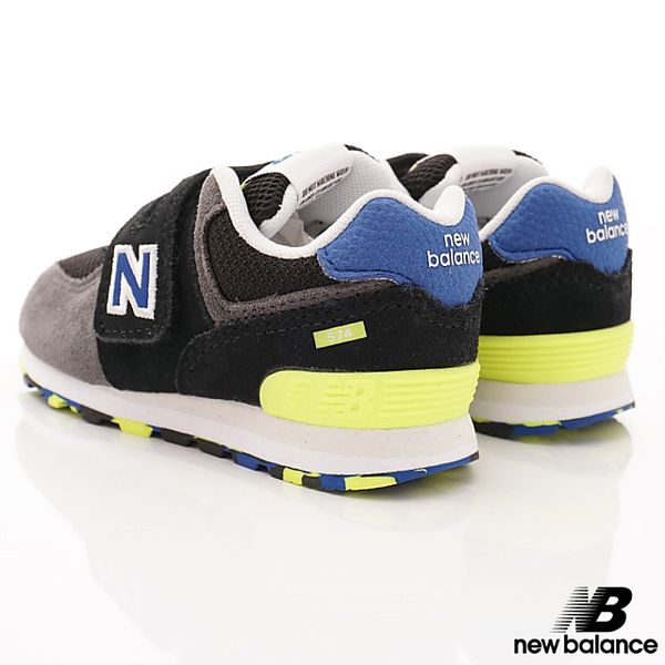 New Balance - New Balance慢跑鞋-574機能慢跑款(小童段)-黑