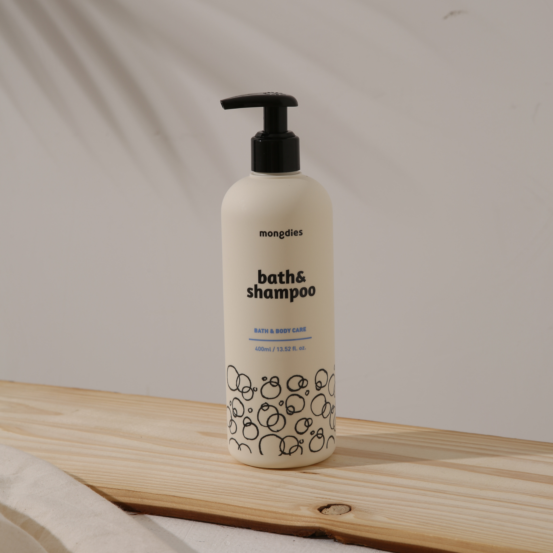 韓國 mongdies - 神經醯胺寶寶沐浴洗髮乳-400ml