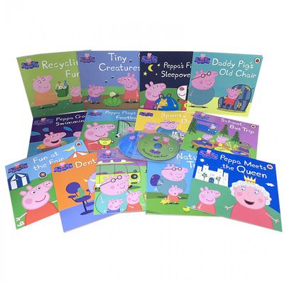Peppa Paperback and Audio Collection (13平裝+2CD)