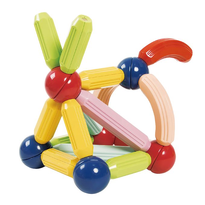 風車圖書 - 可愛動物-FOOD超人幼幼益智磁力棒