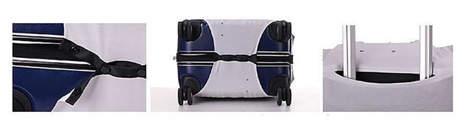 little chili - 繽紛行李箱套 L號-英國倫敦藍-28吋 -高68 寬51 厚度30cm