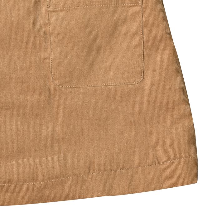 akachan honpo - 背心裙-內裡刷毛-淺卡其色