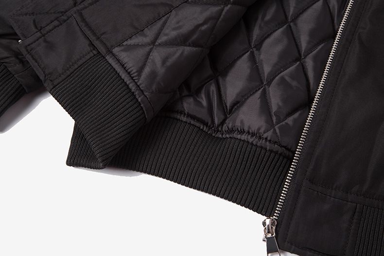 加厚夾棉飛行外套-軍綠色