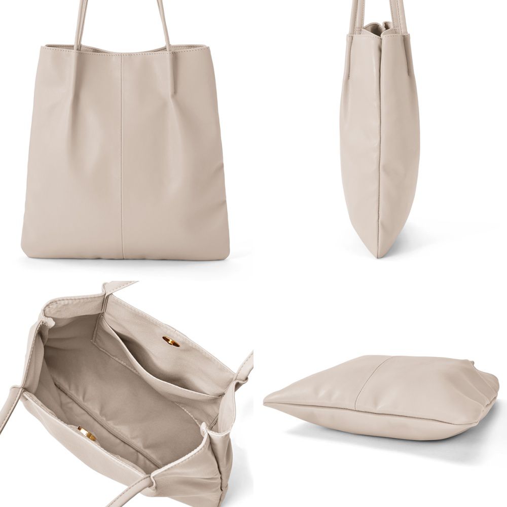 日本 GRL - 簡約百搭仿皮細肩帶肩背包-黑 (F)