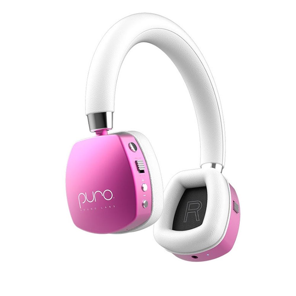 PURO SOUND LAB - PuroQuiets 降噪無線兒童耳機-附麥克風-粉紅色 (18 x 21 x 6 cm)