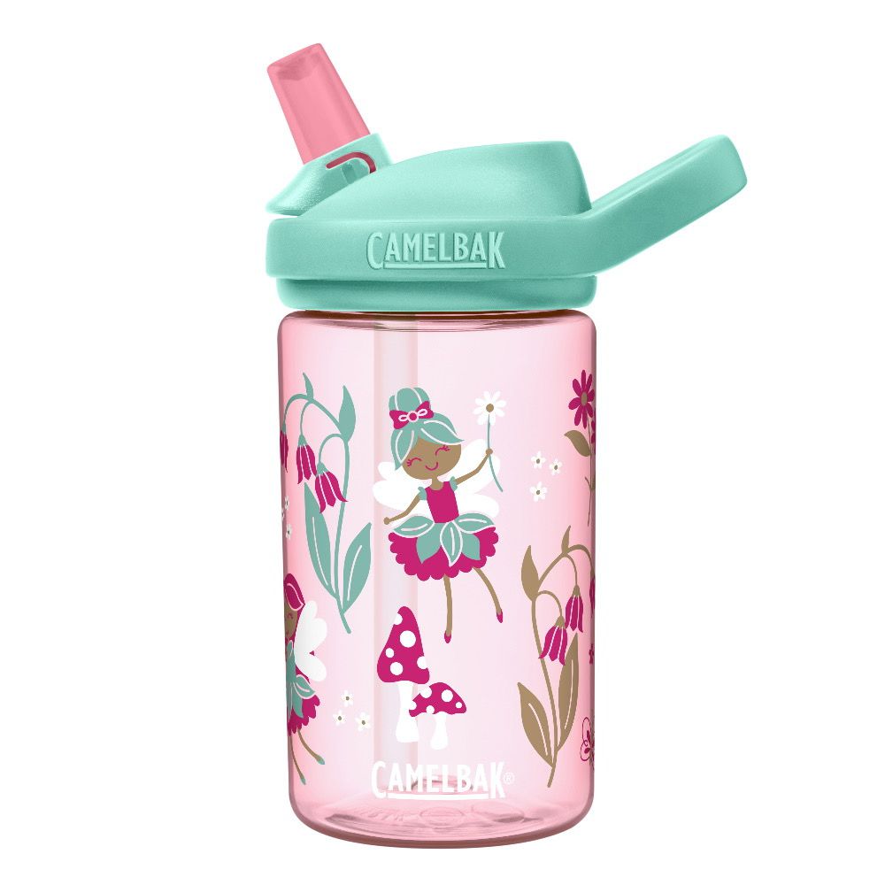 CamelBak - EDDY+ 兒童吸管運動水瓶-花仙子精靈 (400ml)-156g