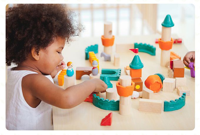 泰國 Plantoys - 幾何堆疊魔法石