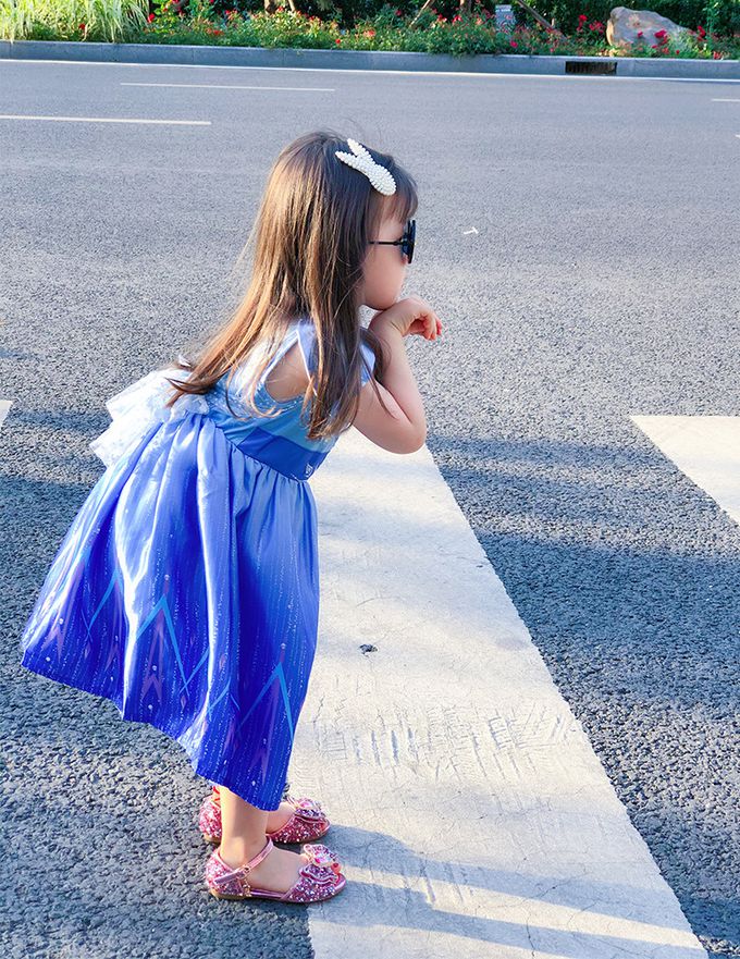 冰雪女王雪花洋裝