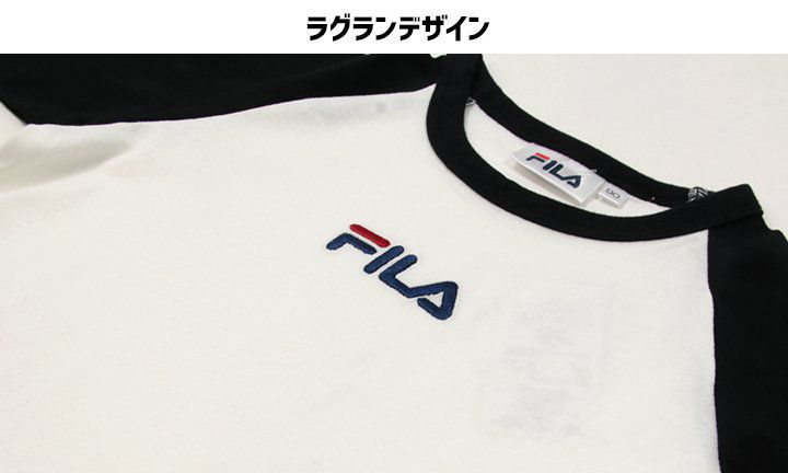 日本 Chil2 - FILA聯名 休閒短袖上衣-方型logo-白