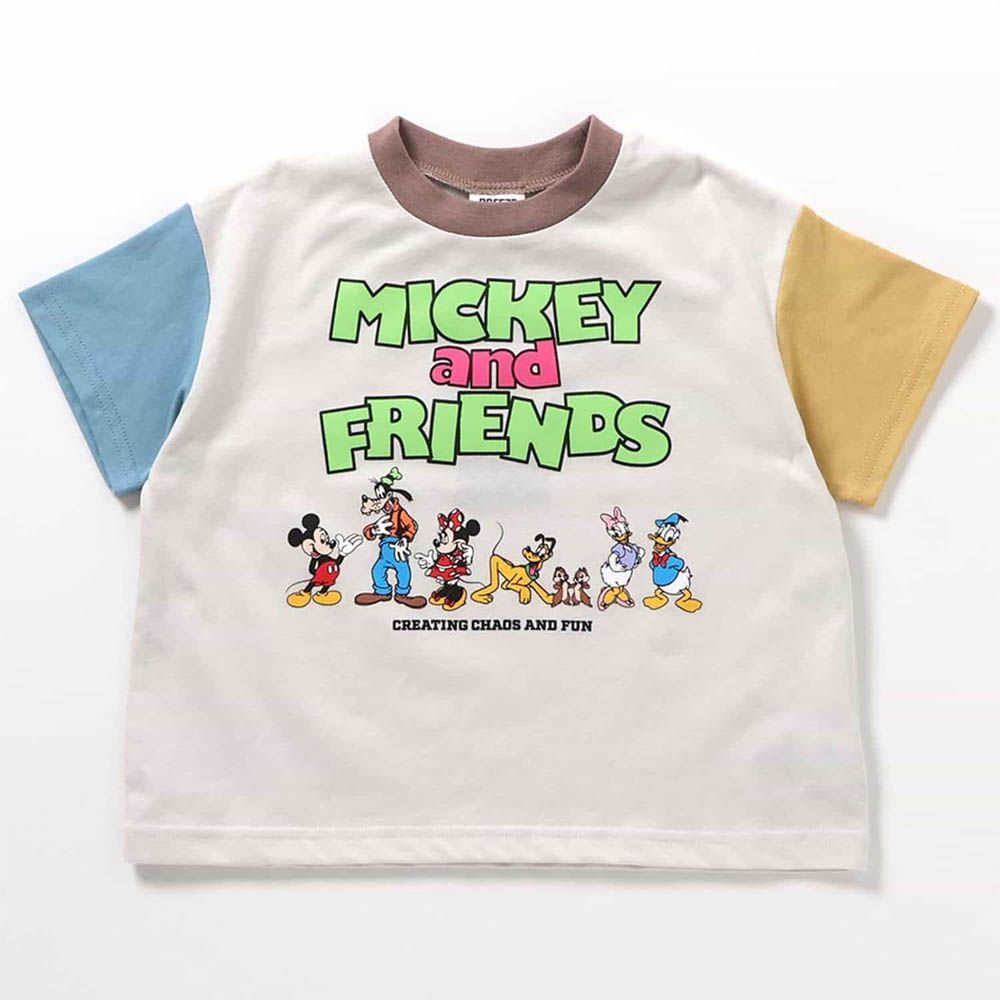 迪士尼限定 印花T恤-角色大集合-米杏