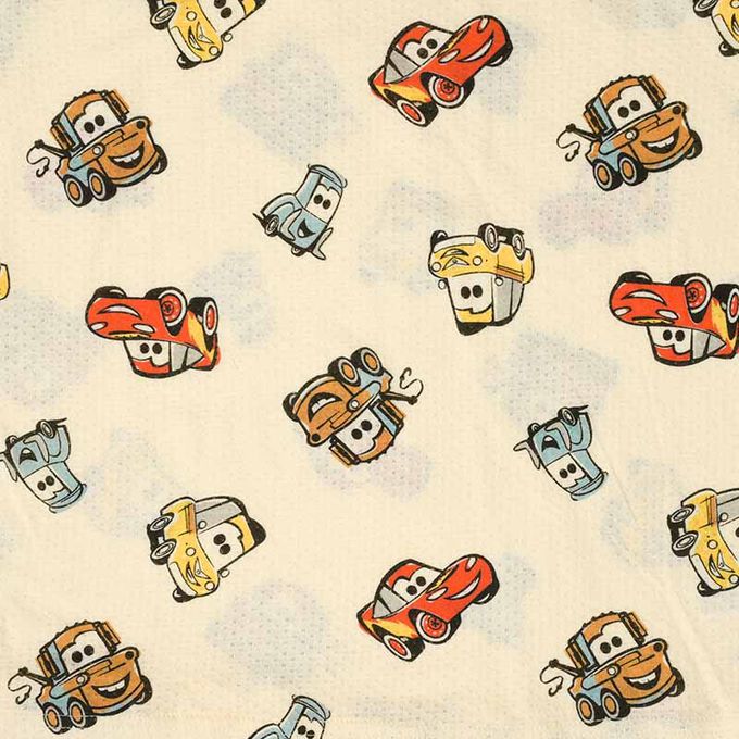 akachan honpo - 短袖家居服-汽車總動員-米白色 (100cm)