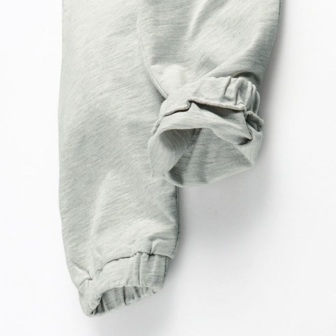 日本 BRANSHES - 柔軟舒適百搭縮口長褲-棕