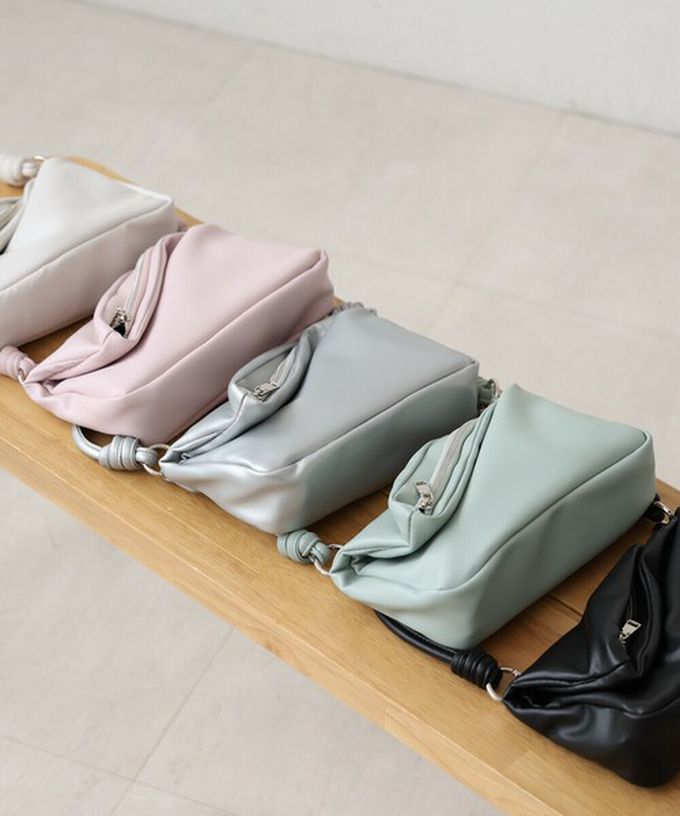 日本 Bab - 2way軟質拉鍊造型手提/側背包-經典黑