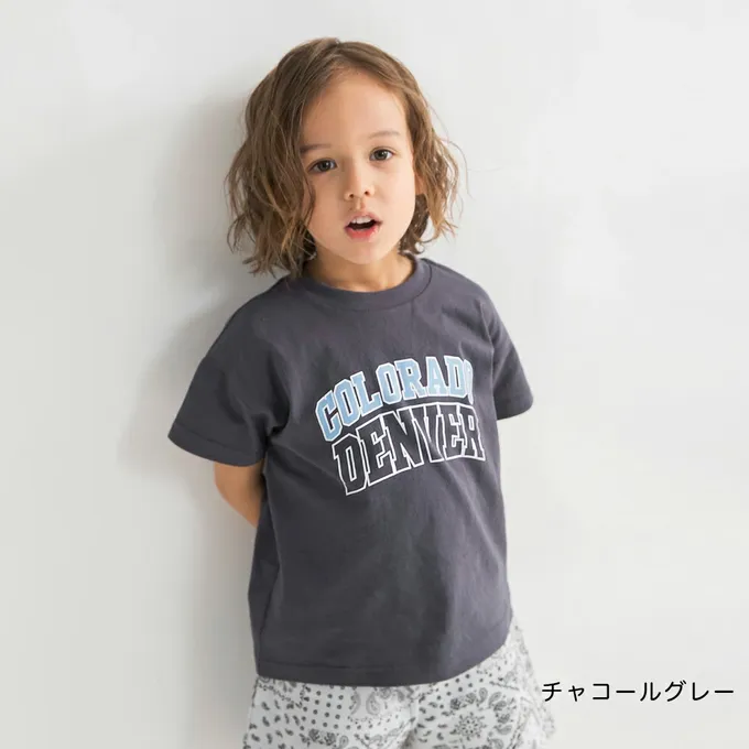 日本 BRANSHES - 100%棉 簡約印花短袖上衣-perfect-黑