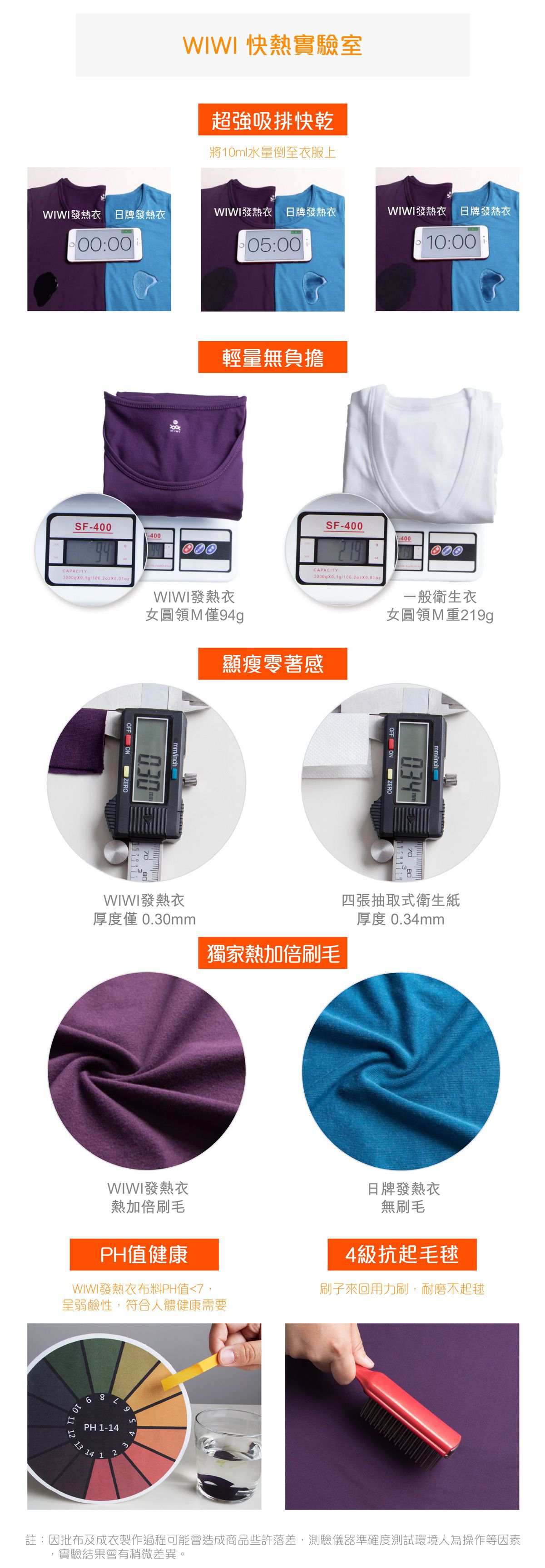 WIWI - 米奇條溫灸刷毛九分發熱褲-童-白粉色