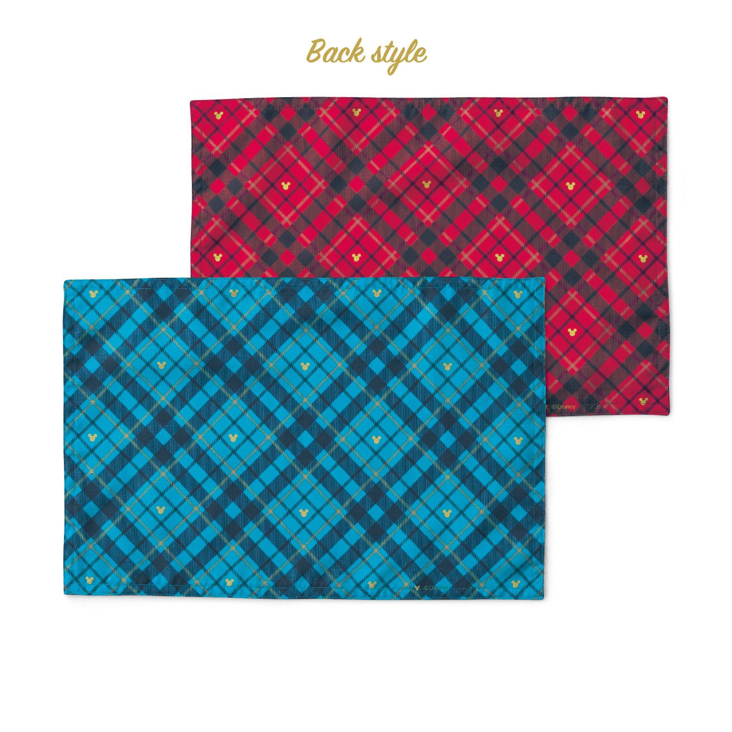 日本千趣會 - 迪士尼 防潑水餐墊兩入組-聖誕頌歌-紅x黃 (30×45cm)