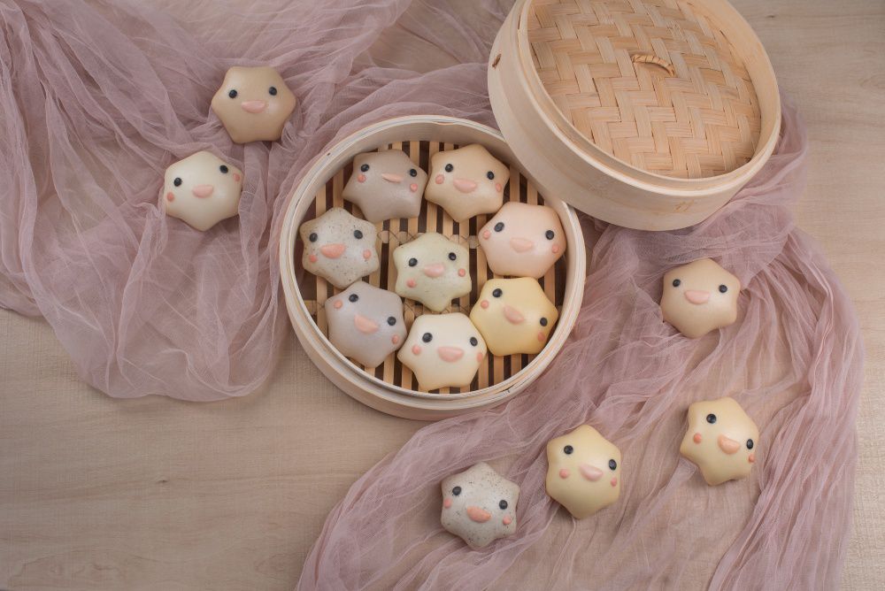 老甜媽手工饅頭 - 微笑小星星饅頭-12入360克