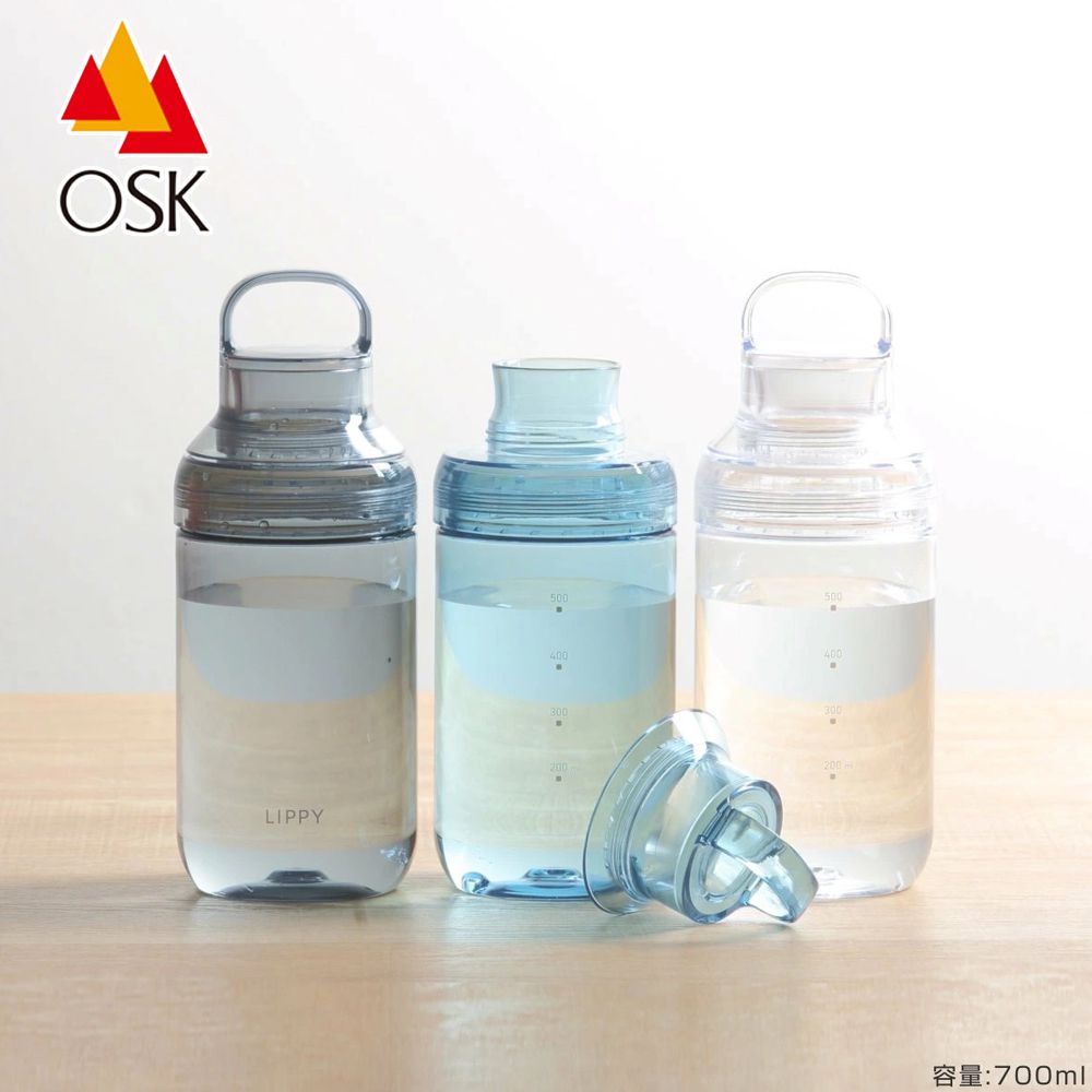 日本製tritan雙飲水瓶 把手水瓶-700ml