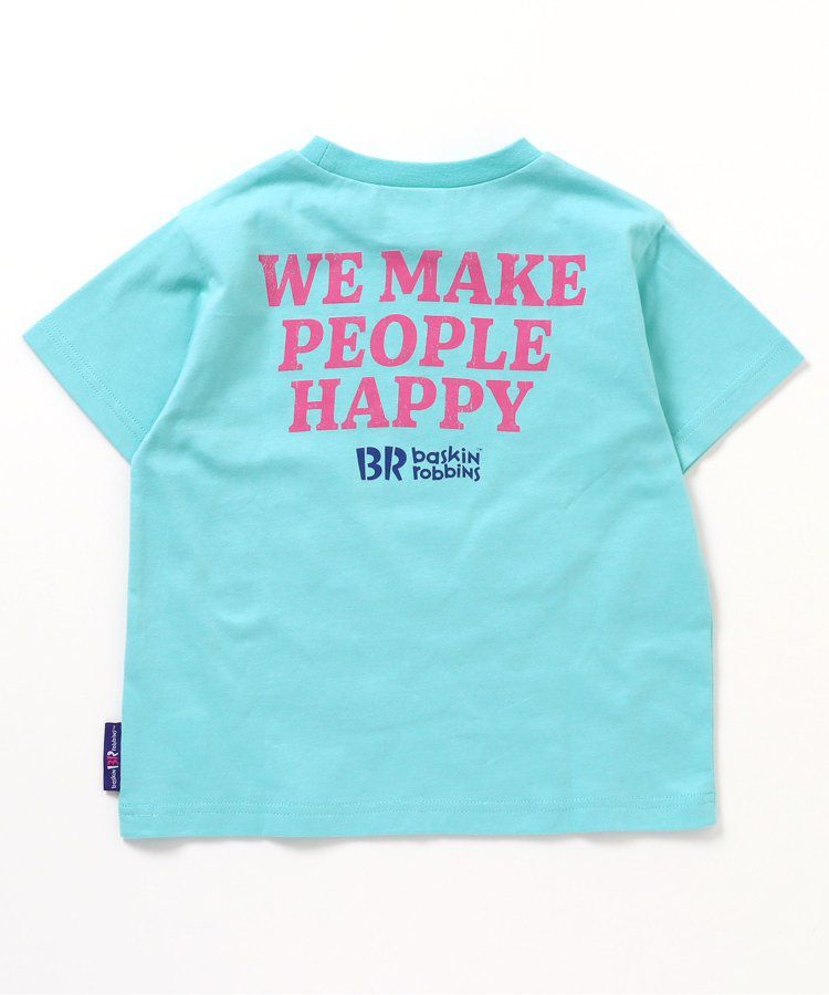 日本 BREEZE - 31冰淇淋聯名 印花短袖上衣-最愛的甜筒-米白