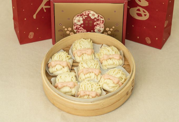 老甜媽手工饅頭 - 豬腳麵線造型饅頭(有禮盒版)-45g*6(豬腳*3+麵線*3)