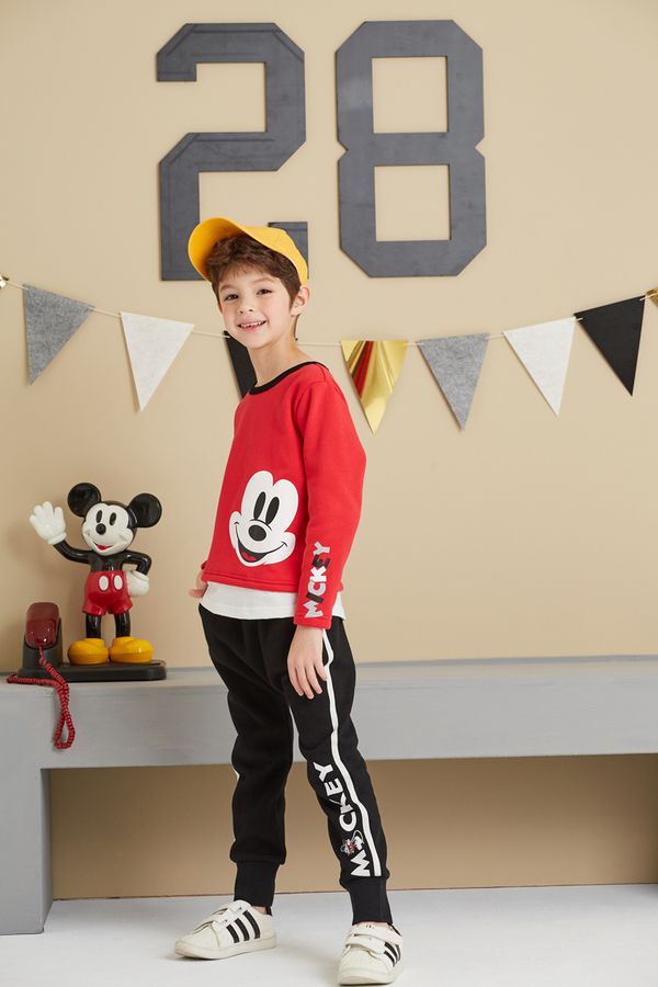 麗嬰房 Disney - 米奇系列滾條刷毛束-黑色