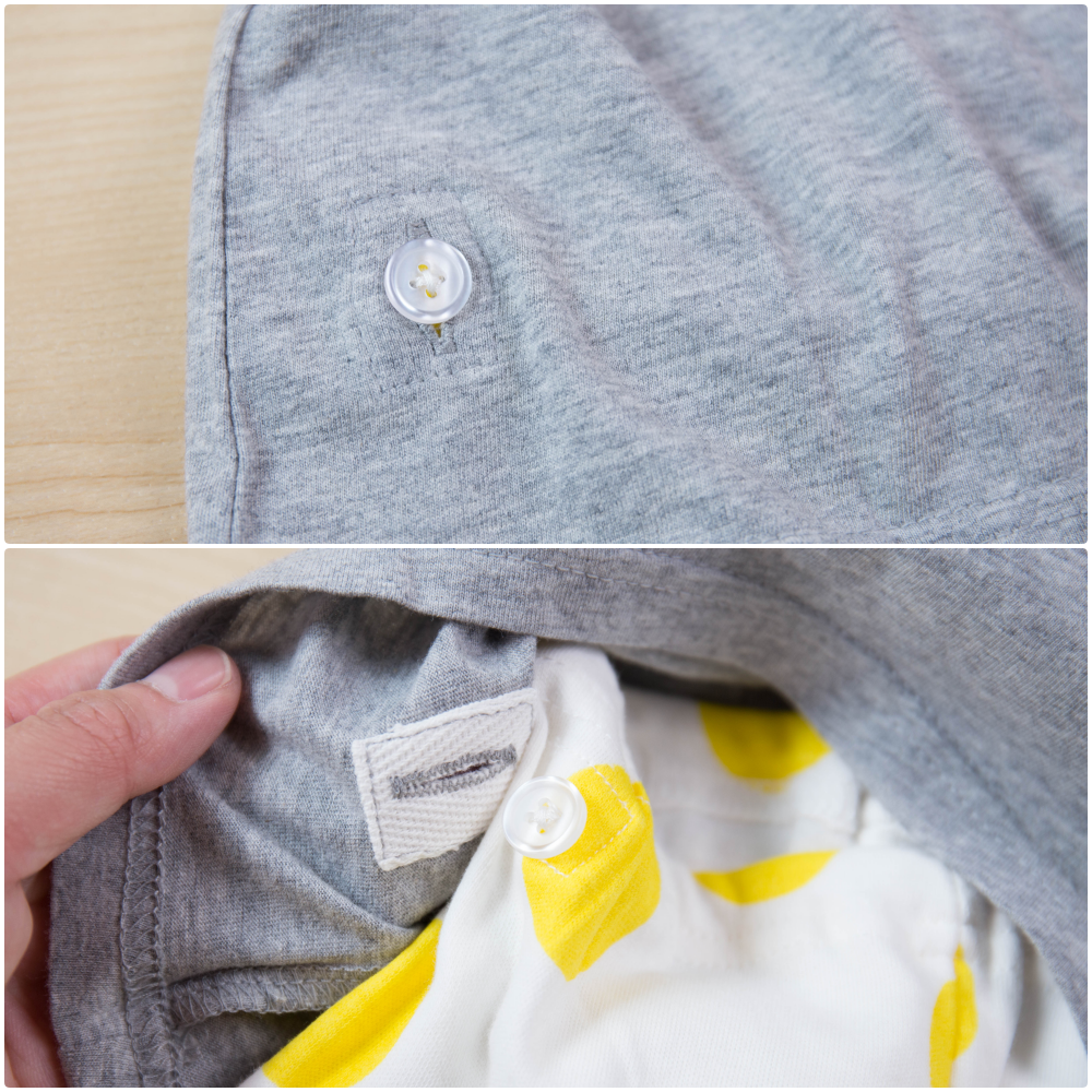 akachan honpo - 女短袖家居服CoCupa!! 背部為棉紗-冰淇淋兔-米白色