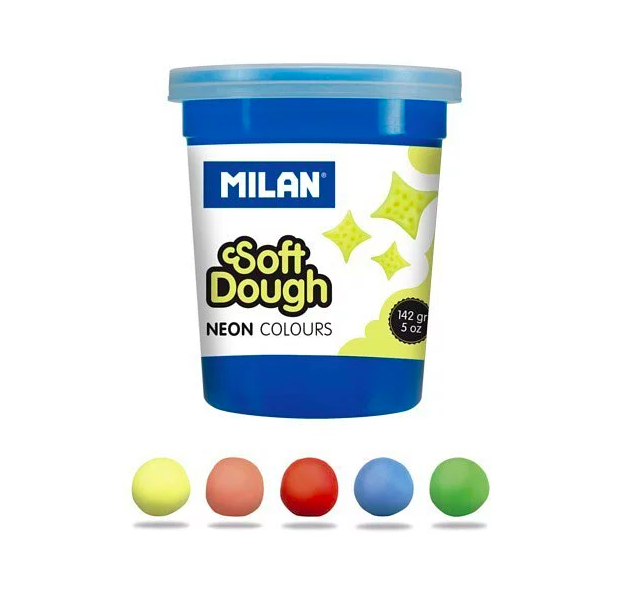 MILAN - 捏捏麵團好好玩黏土-霓虹糰子(5色入)