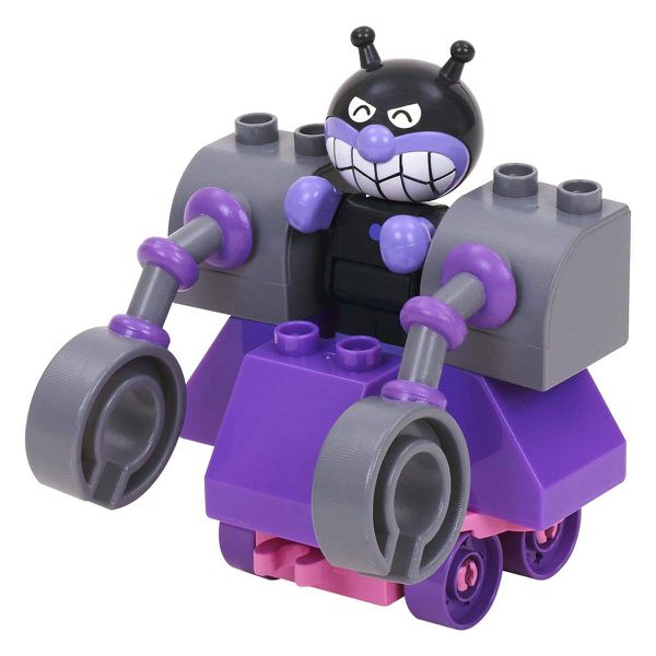 日本 Bandai - 麵包超人-細菌人積木玩具-63PCS