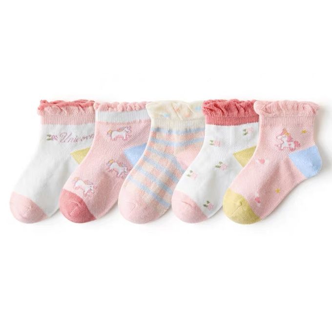 腳ㄚ子 - 幼/兒童透氣網眼襪 童襪 襪子 棉襪 兒童襪-童話世界