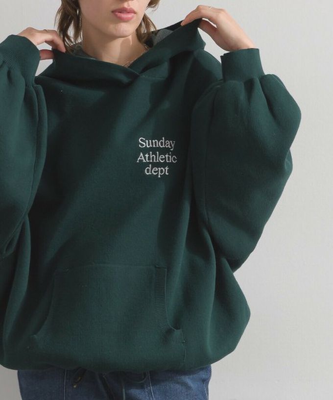 日本 Lupilien - Sunday休閒寬大版型針織帽T-白