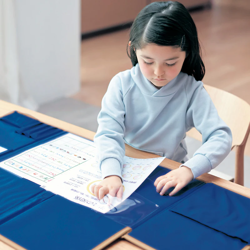 日本千趣會 - 專注力自修學習隔板-藍 (101x54.5cm)