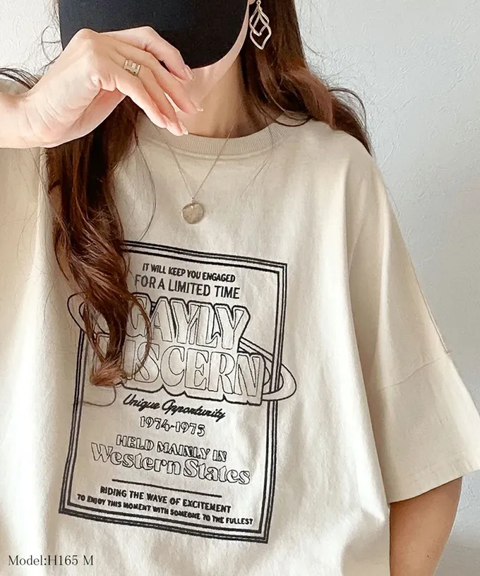 日本 Classical Elf - Java 混有機棉氣質刺繡印花短袖T恤-黑