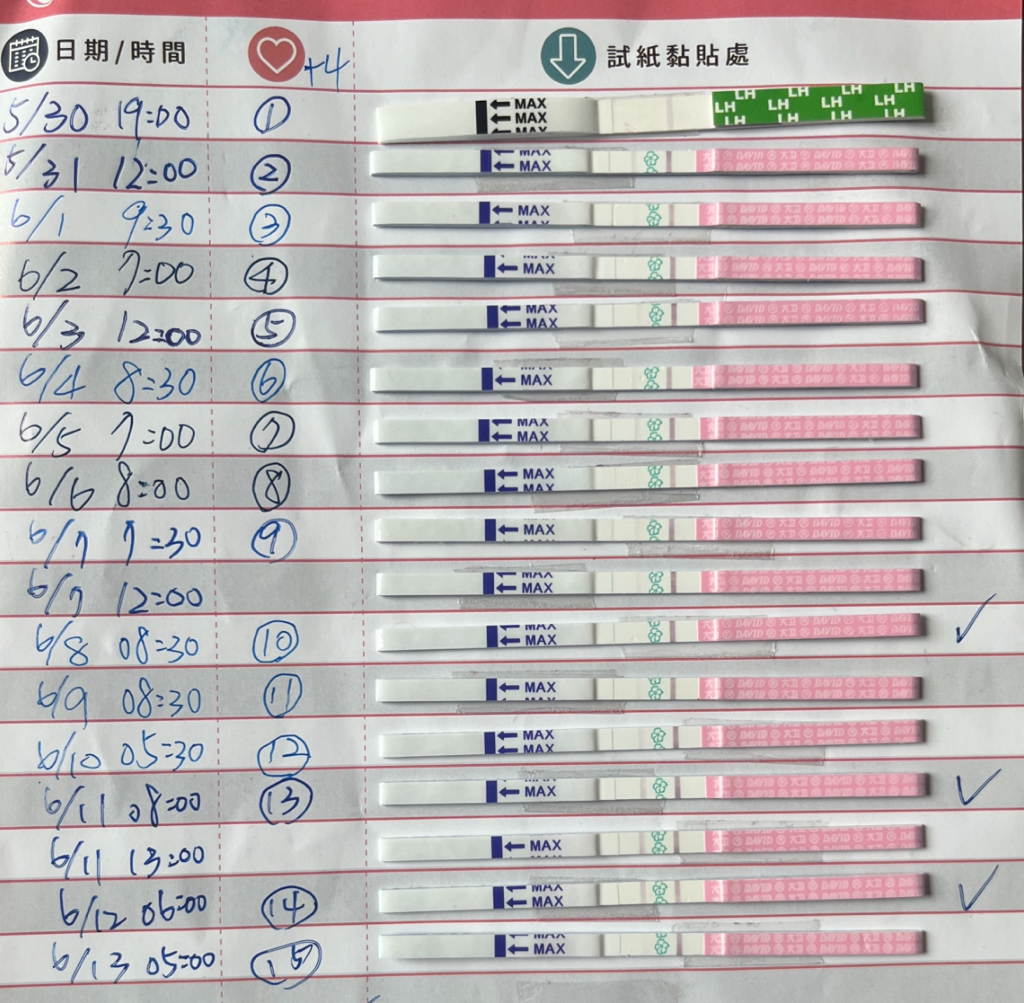 大衛排卵試紙這樣算有排卵嗎？？