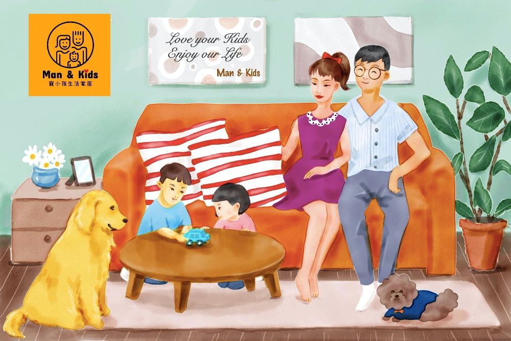 Man & Kids 寵小孩生活家居 - Fun心長大寶寶成長桌椅組