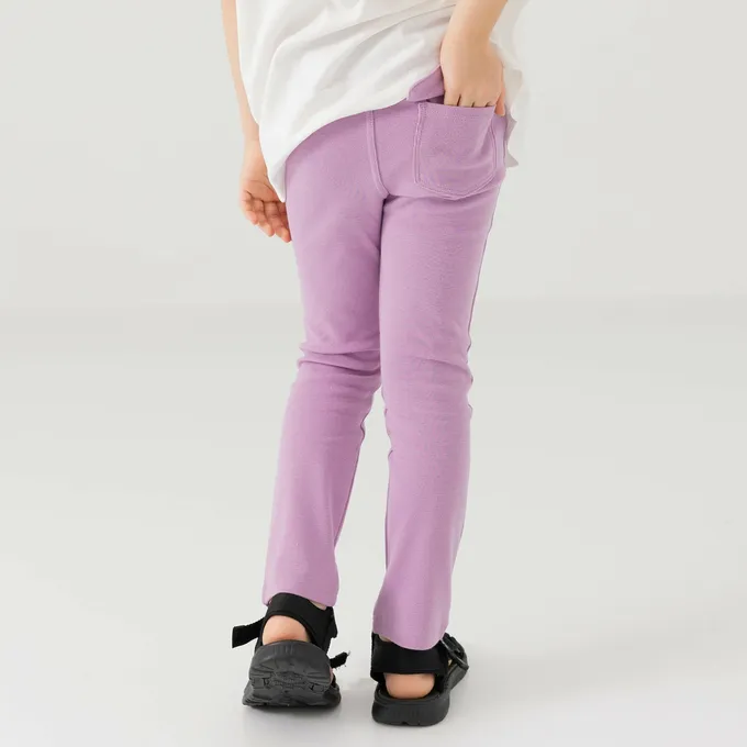 日本 Chil2 - 品牌熱銷 百搭彈力合身長褲-淺藍