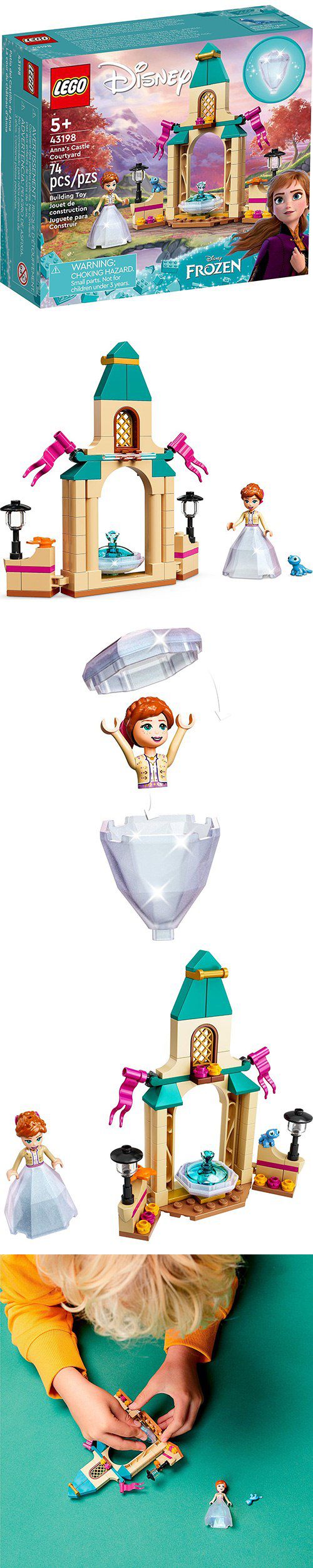 樂高 LEGO - 樂高積木 LEGO《 LT43198》Disney Princess迪士尼公主系列 - Anna’s Castle Courtyard-74pcs