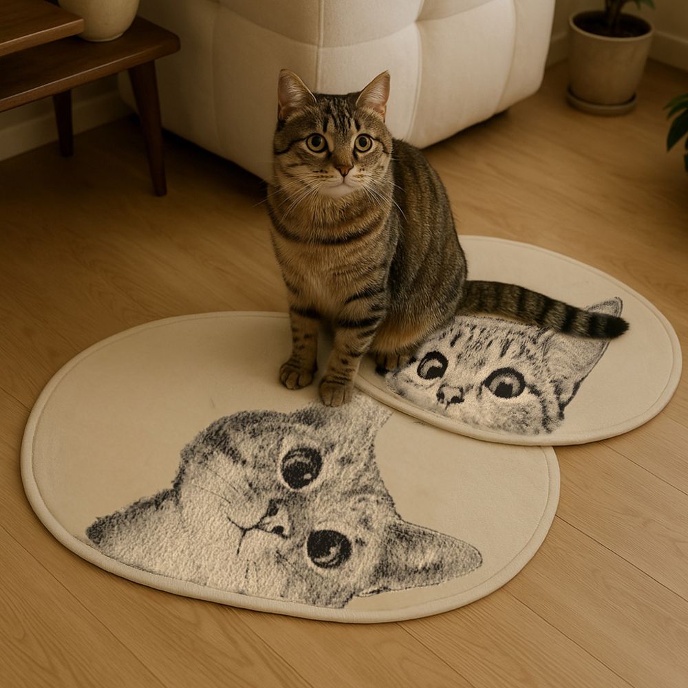 好奇貓貓墊-探頭貓貓