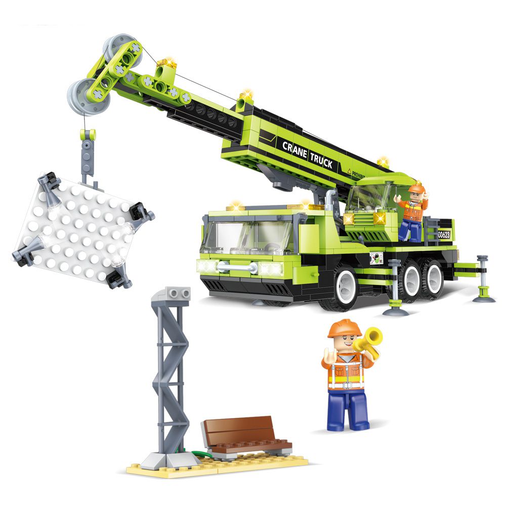 世一文化 - 全路面起重機積木組(約481pcs)