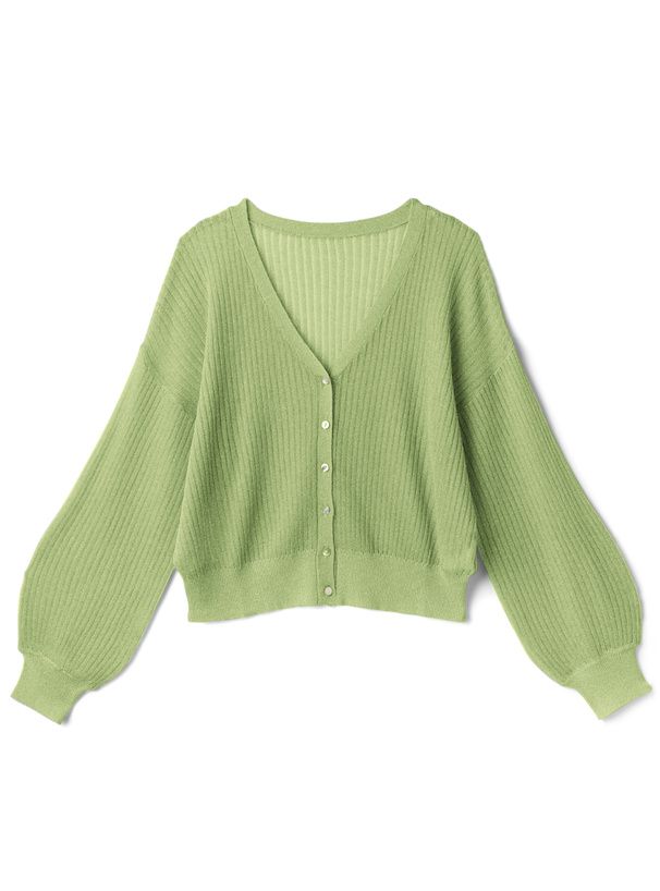 日本 GRL - 嫘縈混百搭透氣薄外套-水藍 (F)