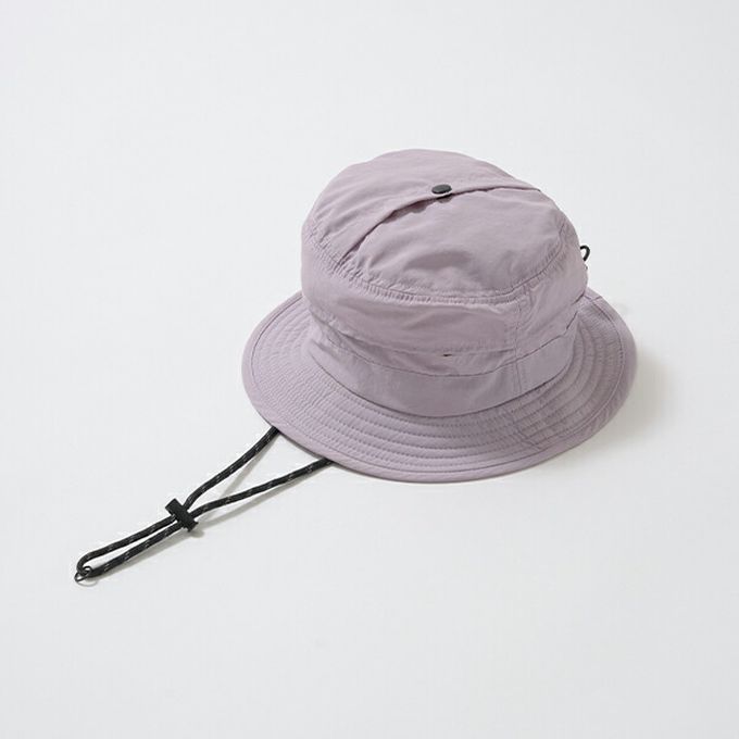日本 b-ROOM - 防潑水 帥氣山系尼龍遮陽帽(可收納)-粉紅