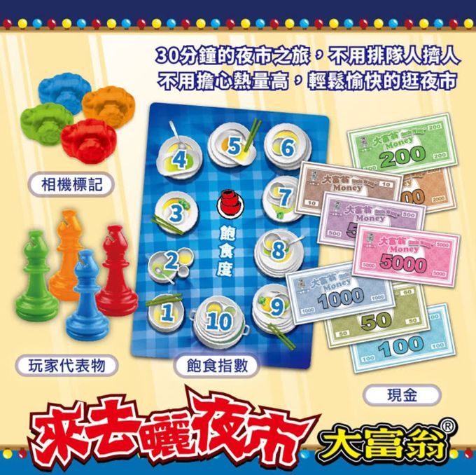 大富翁 - 來去曬夜市