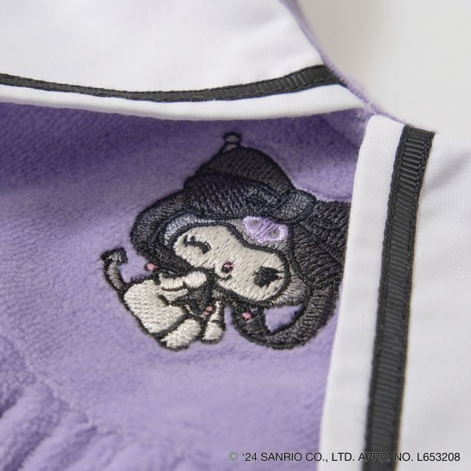 日本 Lycee mine - 聯名款 造型領奢華絨面長袖洋裝-酷洛米-黑