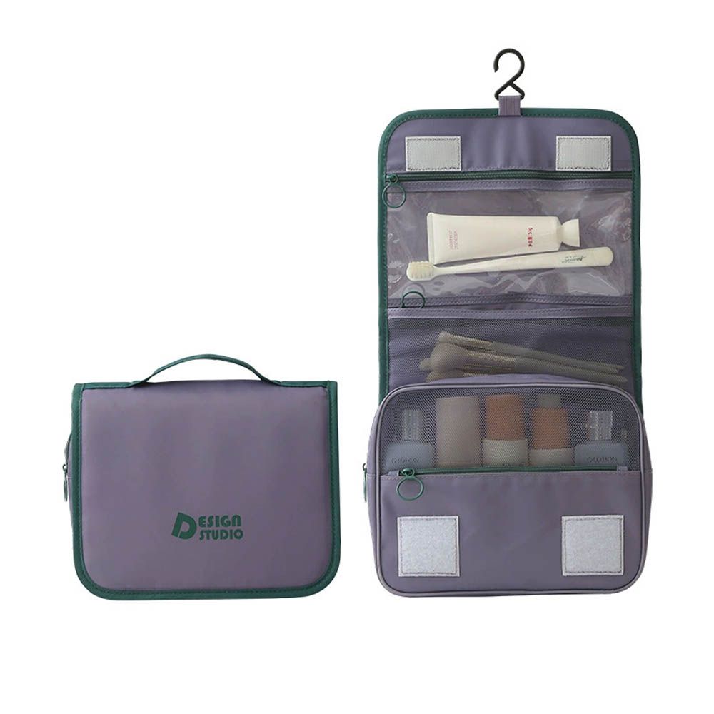 多功能懸掛式化妝包/盥洗包-神秘星紫