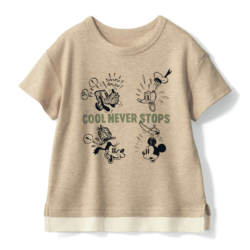 日本千趣會 - 迪士尼印花短T-CARS-墨綠